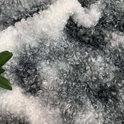 中羊卷料YJG印现花迷彩热面大羊圈服饰卖地毯抱枕鞋材宠物窝箱包