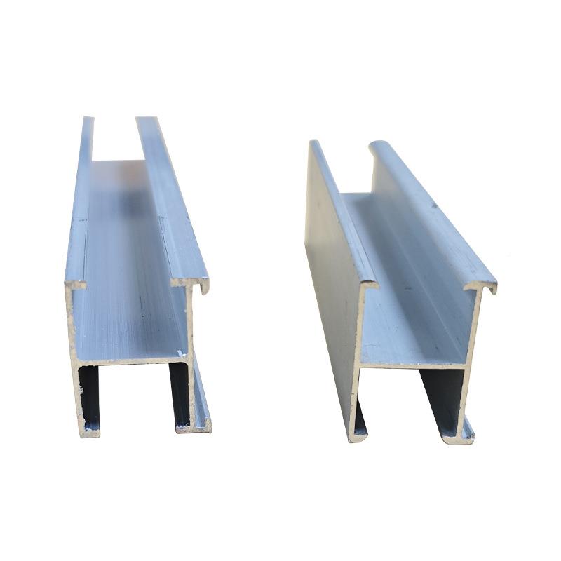 铝合金H型APC导轨伏3*40太阳能发电光伏支架0彩钢瓦光固定导轨夹