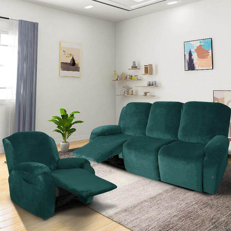 罩弹力厚沙发套全cp#25560包电动按摩椅子套单人双加人三躺人沙发