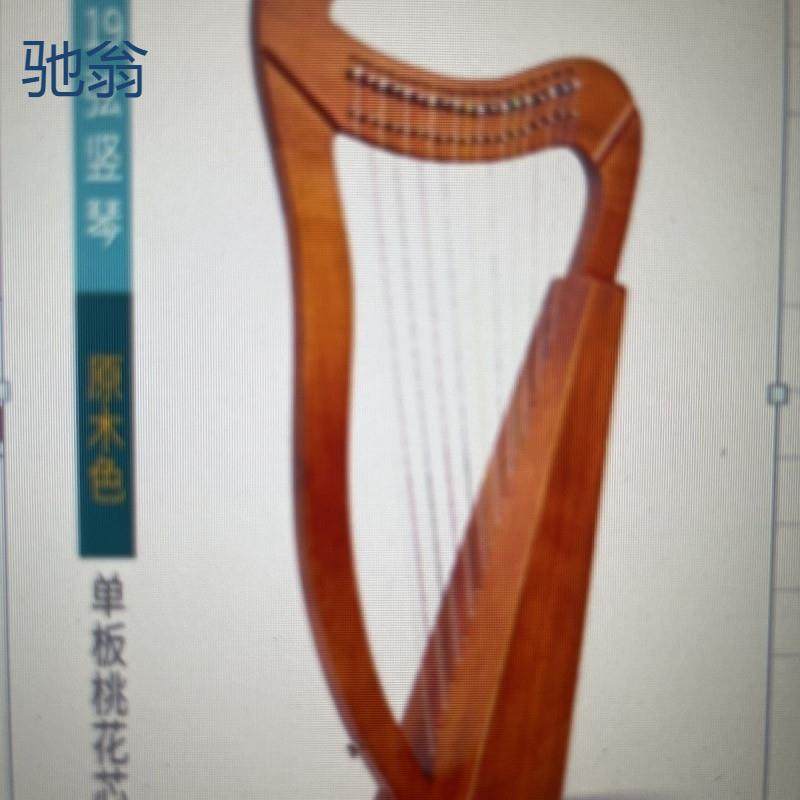 znM竖琴琴初学者19箜篌24简单易学便携式乐器小众天使里拉琴
