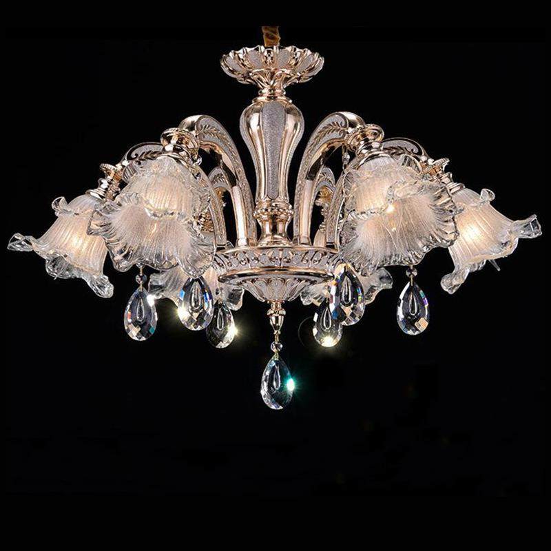 高档锌合金吊灯灯罩朝下客厅餐厅卧室吊灯欧式水晶吊灯,鲜花速递/花卉仿真/绿植园艺,割草机/草坪机,淘宝优惠券,粉丝福利购,淘宝优惠卷