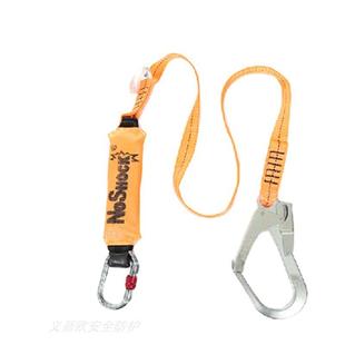 代尔塔504209NOSHOCK系列单大钩减震绳1.8m配钢制O型钩和大钩