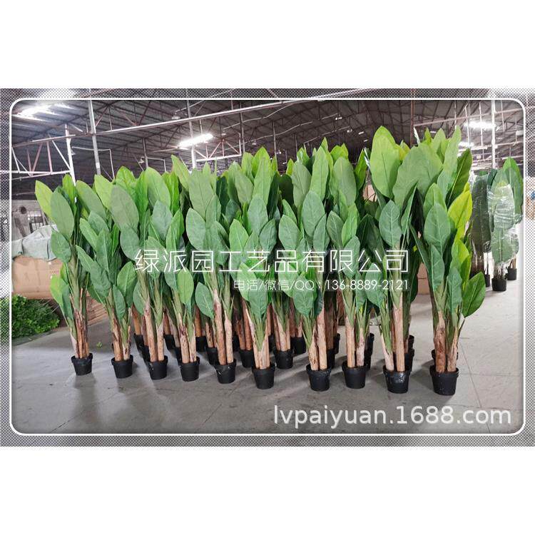 仿真芭蕉旅人蕉绿霸热带植物景观树假芭蕉树盆栽仿真香蕉树大叶