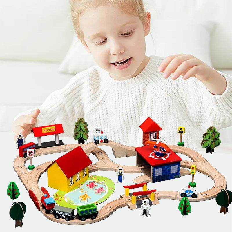 70片木制飞机模型积木宝宝早教动手动脑自由拼搭榉木汽车轨道玩具,鲜花速递/花卉仿真/绿植园艺,割草机/草坪机,淘宝优惠券,粉丝福利购,淘宝优惠卷