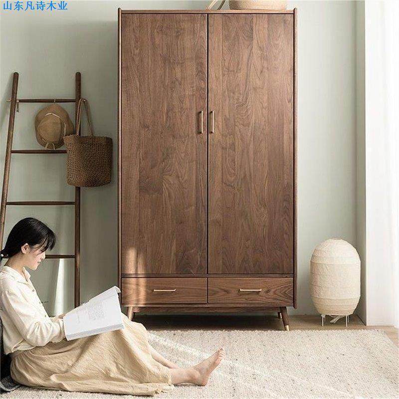 北美黑胡桃木原木双开门衣柜北北欧轻奢樱桃木全实木小户型衣橱,机械设备,其他机械设备,淘宝优惠券,粉丝福利购,淘宝优惠卷