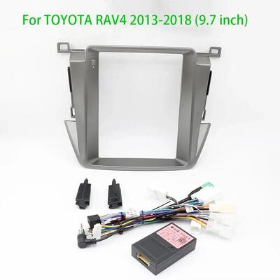 适用丰田2013-2018TOYOTARAV4安卓导航百变改装9.7寸中控面板框