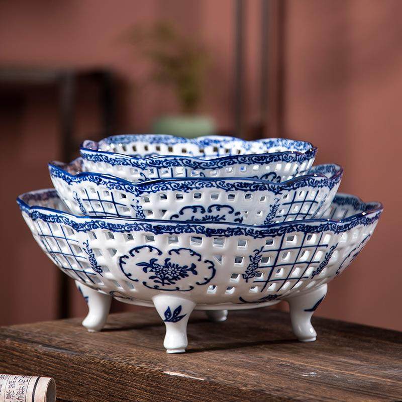 陶瓷水果盘餐厅果盘可沥水四角高足陶瓷果盘水果盘大容量陶瓷果盘,纺织面料/辅料/配套,纺织机械配件,淘宝优惠券,粉丝福利购,淘宝优惠卷