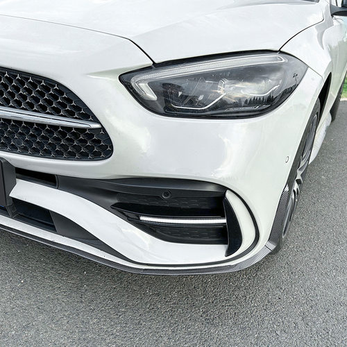 适用奔驰c级w206 s206 c200 c260 c43 amg 2022+前唇前唇改装配件