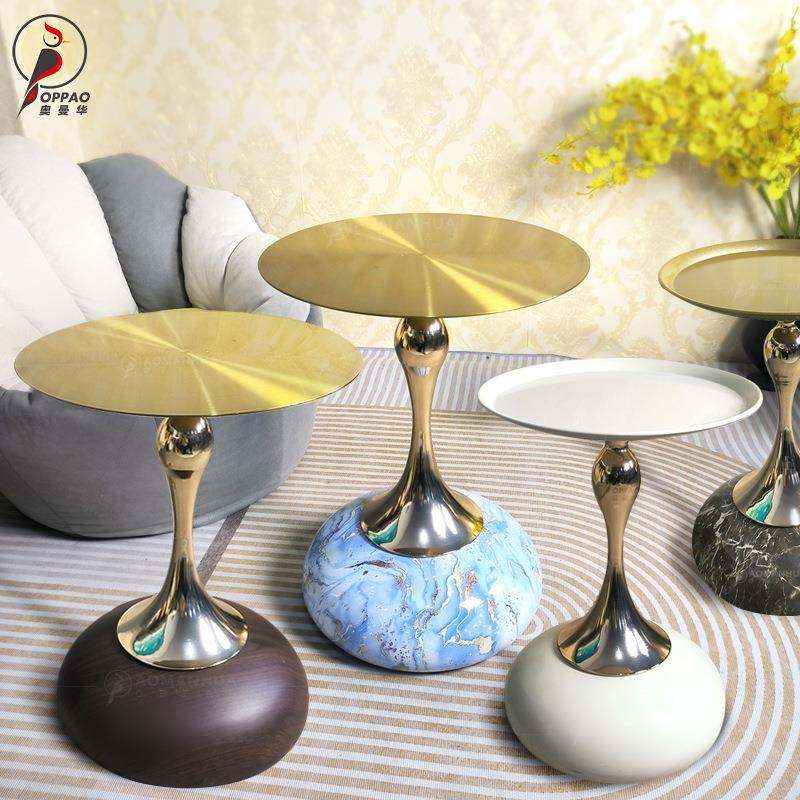 轻奢圆茶几超晶石沙发边几现代简约不锈钢角几床头柜托盘小桌子,工业油品/胶粘/化学/实验室用品,其他实验室设备,淘宝优惠券,粉丝福利购,淘宝优惠卷