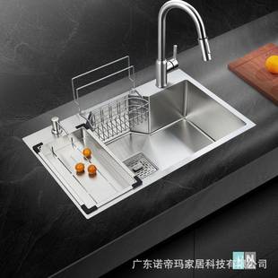 304不锈钢水槽诺帝玛NU353专配有菜板架的小挂篮/沥水篮/方圆下水