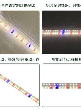 LE全光谱植物生长灯ODV菜育蔬种苗灯大棚D植补光灯仿太阳光16w植