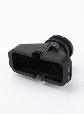 7764NJA6-1新能源3汽连接器尾夹国产型料插接件35孔车尾扣黑色塑