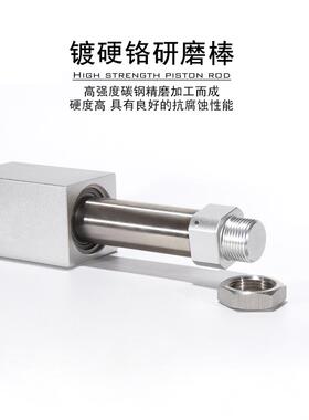 亚德客无杆气缸磁藕式R0MS10/16/255/2X10X150X20X300X60X4030567