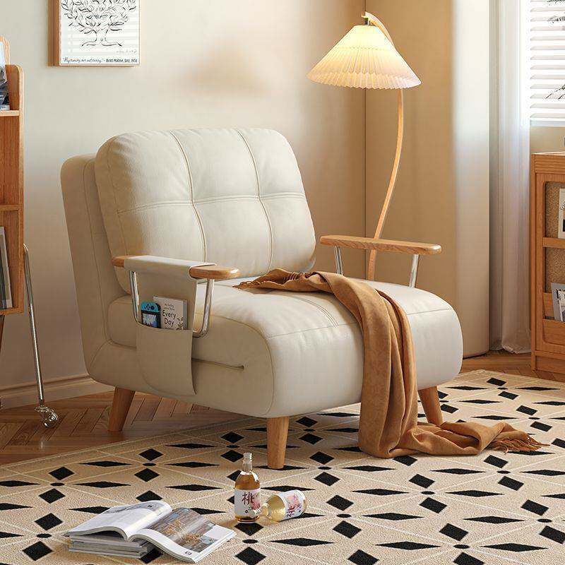 沙发床可折叠一体两用2026新款中古风单双人小户型客厅阳台伸缩床