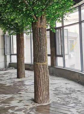 桩空木心树墩落地栅栏商场餐树具厅木桩园林婚礼10037771影视剧道