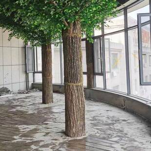 桩空木心树墩落地栅栏商场餐树具厅木桩园林婚礼10037771影视剧道