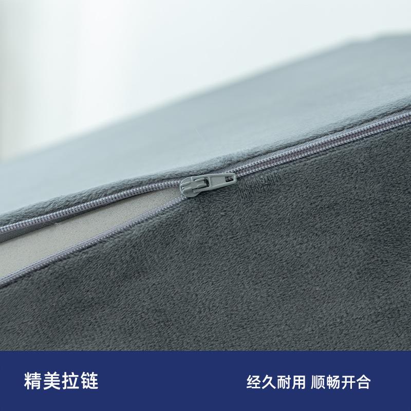 床上靠垫亚马逊三角靠枕头大背腰靠MSF00垫记靠棉忆靠床背头枕