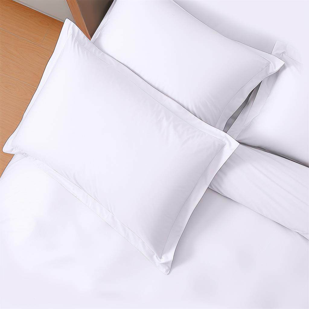床上四套布全棉纯白色酒店宾馆约民宿纯棉简酒店全棉床品枕草套件,床上用品,酒店床品套件,淘宝优惠券,粉丝福利购,淘宝优惠卷