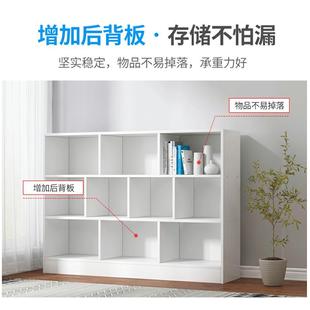 书架落物地置物架用客厅收纳储柜格子家柜sg0011带门书柜飘窗置小