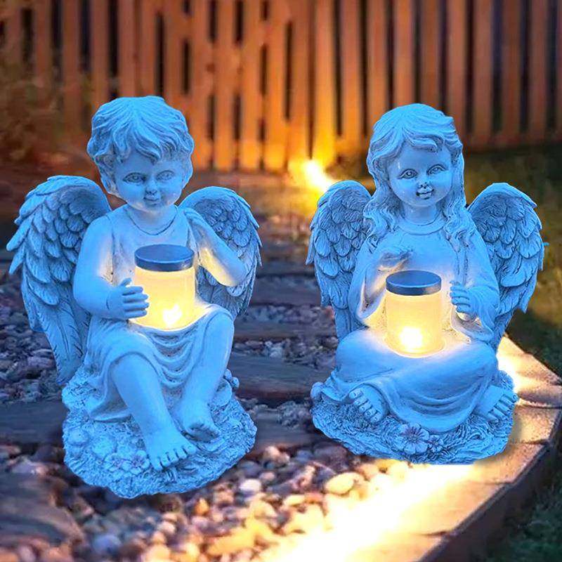 爆款庭院花园丘比特天使男女孩摆件人物雕塑太阳能摆件工艺品,工业油品/胶粘/化学/实验室用品,其他实验室设备,淘宝优惠券,粉丝福利购,淘宝优惠卷