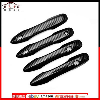 适用于丰田22款NoahVoxy90系改装专用外车门拉手保护亮盖贴片