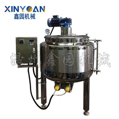 食品级304/316L不锈钢搅拌罐电加热搅拌桶变频调速搅拌机器定做