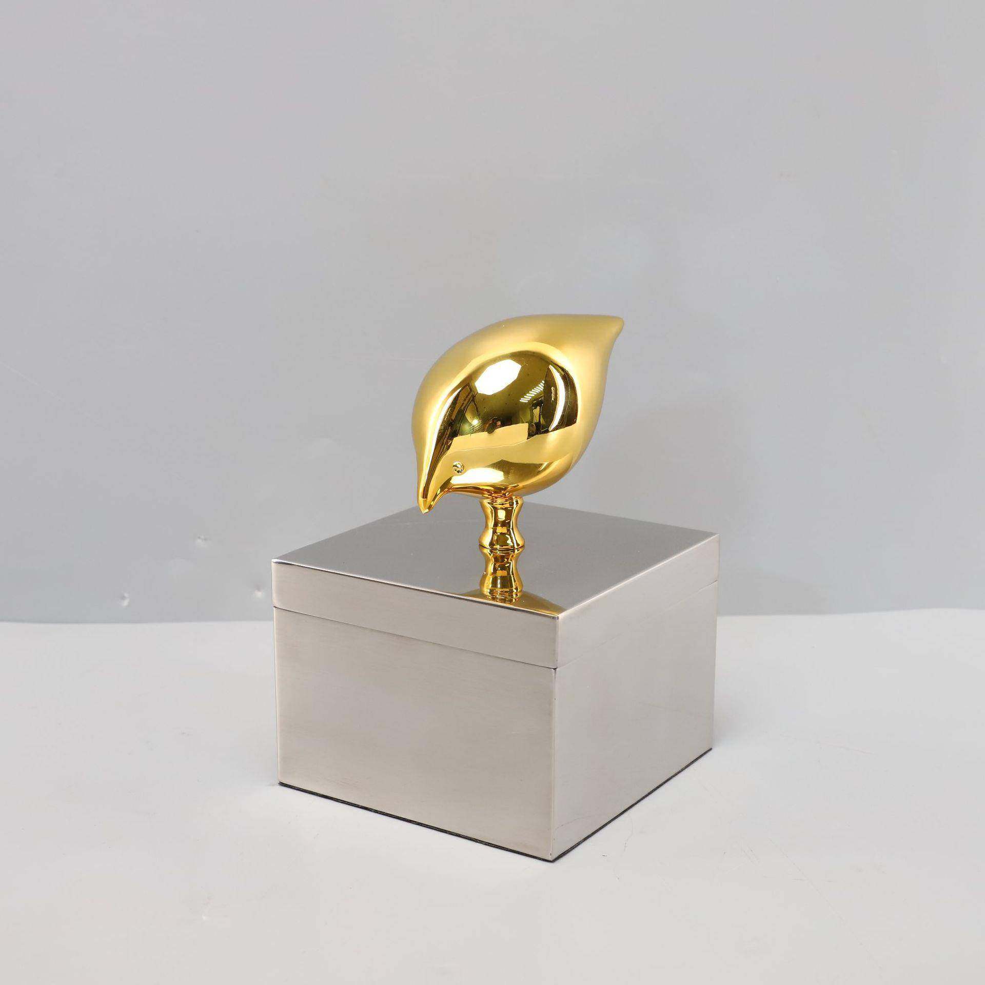 欧式极简轻奢金属小鸟收纳盒摆件样板房电视柜茶几家居客厅装饰品,节庆用品/礼品,新娘配件,淘宝优惠券,粉丝福利购,淘宝优惠卷