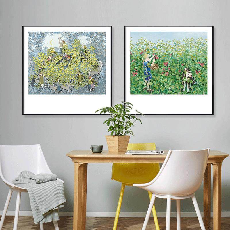 北欧男童壁画儿童房女孩卧室女公主房床头挂画少女装饰画沙发墙画,农用物资,其他肥料,淘宝优惠券,粉丝福利购,淘宝优惠卷