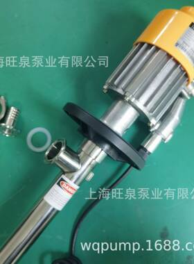 上海旺泉HD-EX2-V+SS316L-1000HP3A电动抽液泵、卫生级抽液泵