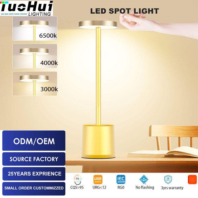 Desk Lamp 2W酒吧台灯小夜灯充电户外餐厅桌灯酒吧灯清吧氛围灯