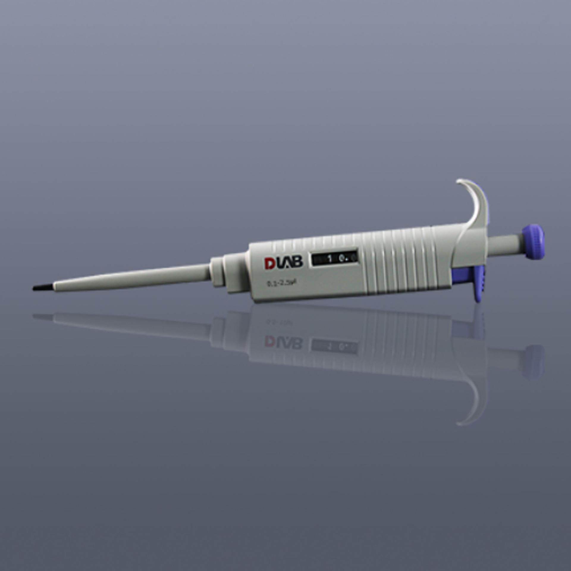 Dragon大龙70303010010.1-2.5ul整支消毒手动单道移液器/支