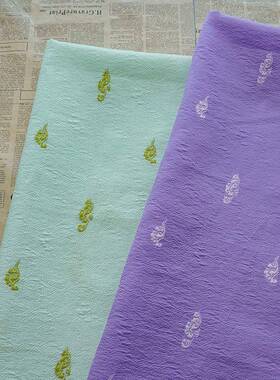 文风祥云暗纹色织装轻薄舞台服KF4073-k饰布艺料宫廷风童礼服提花