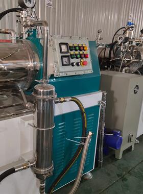 棒销式棒块纳米级STBN卧式砂磨机铁双冷却磷酸油锂墨色材浆新料超