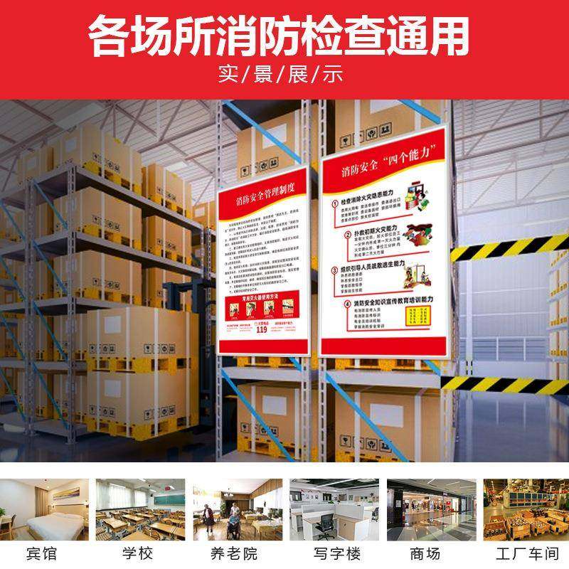 消安全管理制度制度防牌检承书标语酒店饭店应XZT急预诺案查标识