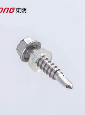 304D/316不锈261钢IN7504K外六角法兰自攻自钻丝钻尾燕尾钉丝钢螺