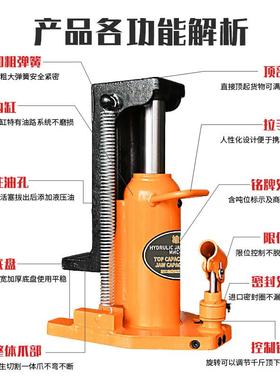 爪式AQC油鸭压千斤手摇0嘴千金顶10顶吨2吨立式低位铝模调平起重