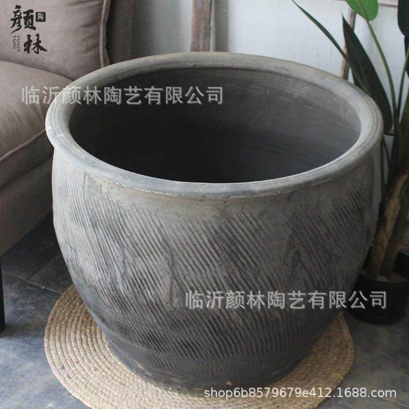 水缸LAP庭院大缸陶缸土缸缸缸民缸民宿装旧饰缸荷花缸俗陶盆老大