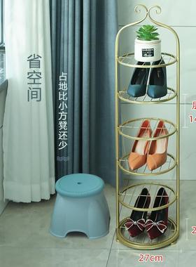 f门t简易架小窄口小鞋鞋架家用经济型多层SUG省空间鞋架子艺小铁