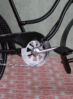 新款现铁皮自自行代车模ZXC001型复古模型行手工造型一帆风顺脚踏