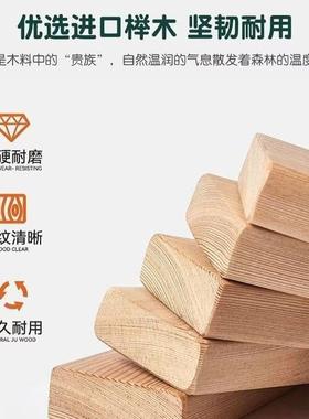 全QAP木木床加固简约1.8双人单人床1.5实家用床头架榻榻榉米简易