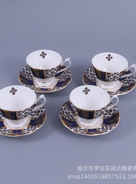 royal咖stoke咖啡杯摄正53364蓝列咖啡杯套装系拿铁杯卡布基诺啡