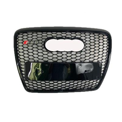 适奥用于迪A6L改装RS9156中网205-2011年a6l老C6蜂窝无标格栅前0