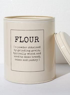 号新圆款美式面粉桶5斤带密封圈防潮送面勺形小好面PEZ粉桶2.5kg