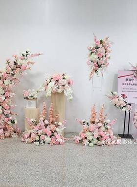 交车仪式饰布置花装假摆件汽车花4F98S7TJSS店展厅美陈卉花摆设品
