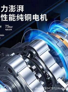 无线洗车机高压清洗家机打药花洗车神器浇锂电用水95207便枪携
