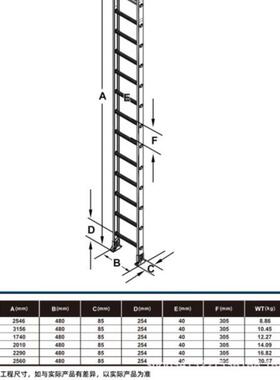 稳耐玻璃钢绝缘直梯D61208-1D6210-1DCXF6224-11-116-1