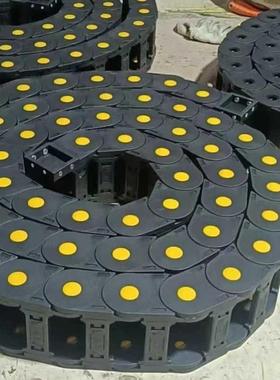 工程塑坦NNR料尼龙拖链桥式床拖链全封闭半封闭机克链机拖床链