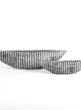 代简约穿VXW行盆做创意玄现关饰摆件家居客厅电视柜装品酒旧店摆