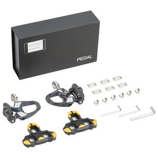 PROMED路自N行车超自锁脚公踏PD R697T复合碳纤钛轴轴心轻自行车