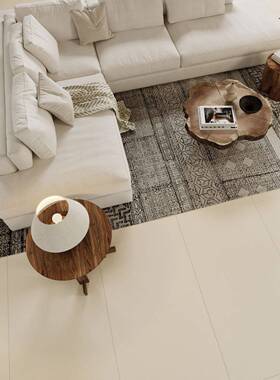 广东制造色全瓷超细干粒仿砖古大板砖油色27075深奶灰别墅大户型